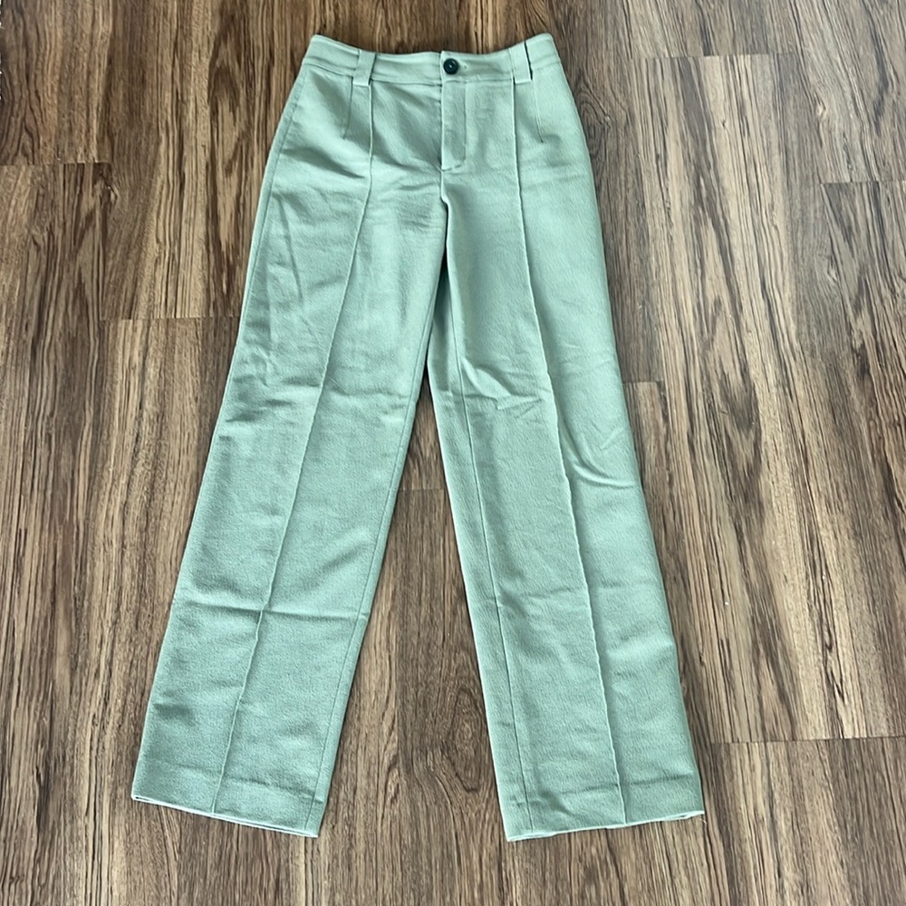 Green Zara pants